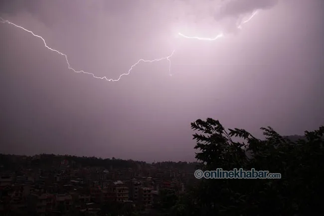 सर्लाहीमा चट्याङ पर्दा १२ वर्षीया बालिकाको ज्यान गयो, दुई जना घाइते